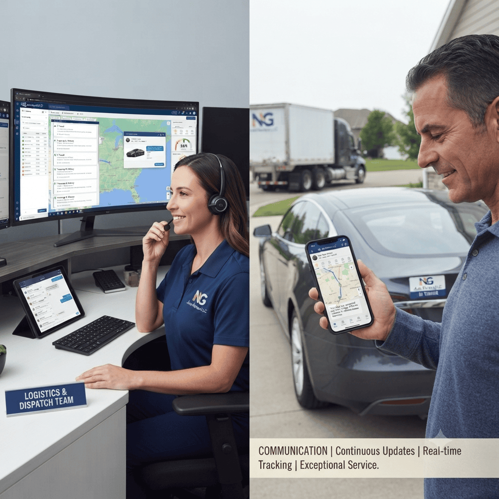 exceptional customer service is what distinguishes NG Auto Haulers LLC
