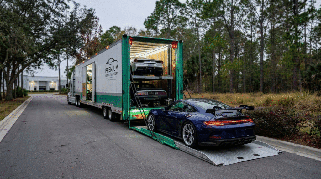 enclosed car transport