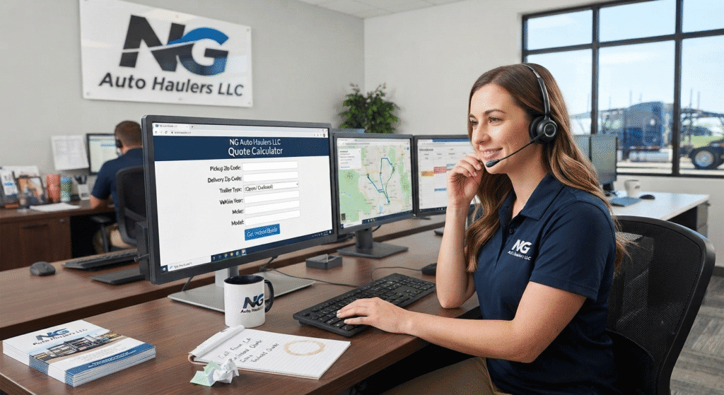 Schedule Your Auto Shipment | NG Auto Haulers LLC