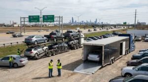 Door-to-door car shipping across the USA with flexible pickup and delivery times