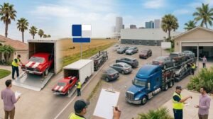 State-to-state car shipping in the USA with an auto transport carrier